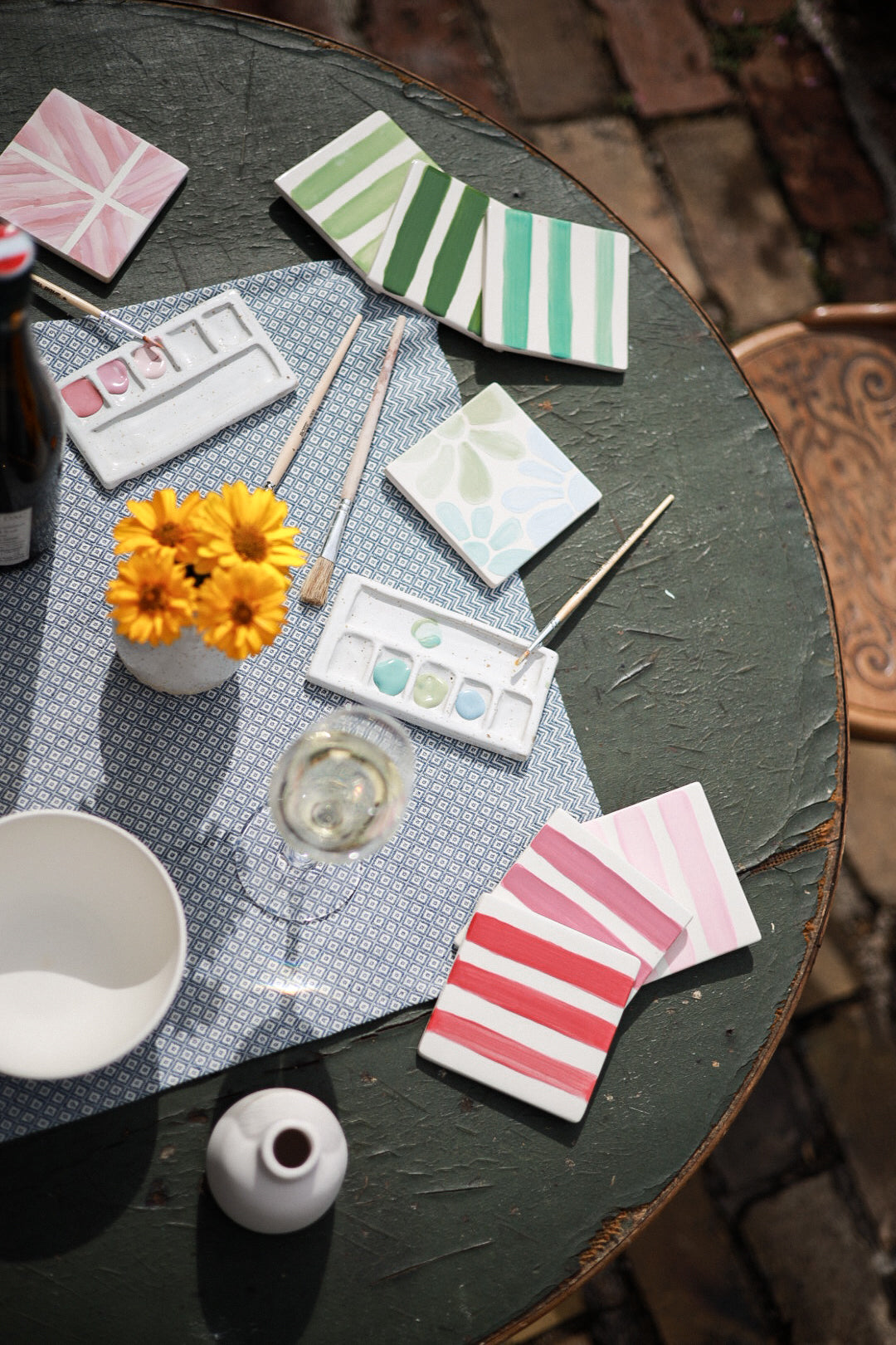 Angemalt & Eingeschenkt - Keramik bemalen am Weingut Regner