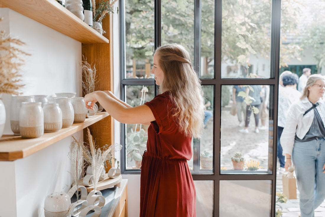 Verkaufsraum am Weingut Regner