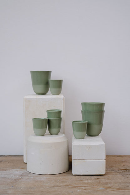 Espresso cup - little morning whisper - green