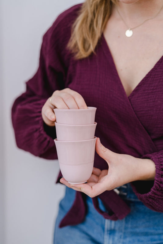 Cappuccino cup - Morning Whisper - pink