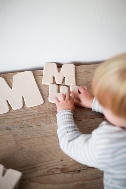 Ceramic wall letters Joyful - large